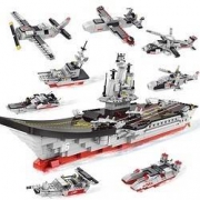 HUIQIBAO TOYS 汇奇宝  航空母舰 LL8565 辽宁号 1265颗粒
