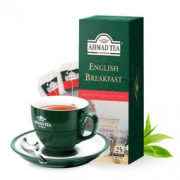 英国亚曼茶 AHMAD TEA 英式早餐 红茶包 25包 *2件