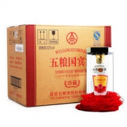 五粮液 出品 五粮 国宾珍藏 52度 500ml*6瓶 箱装 浓香型白酒 *2件