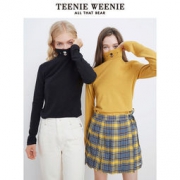 Teenie Weenie 小熊 2020年秋季新款半高领德绒长袖上衣