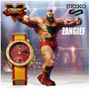 99大促： SEIKO 精工 街霸5联名 SRPF24K1 ZANGIEF桑吉尔夫 夜光水鬼机械表