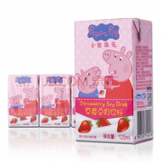 历史低价！ Peppa Pig 小猪佩奇 草莓味豆奶 125ml*4盒