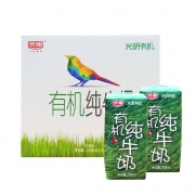 聚划算百亿补贴：光明 有机纯牛奶 200mL*12盒