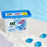 AXE 斧头牌 海洋香型除菌8倍洁净洗衣凝珠 15gx22颗x2件