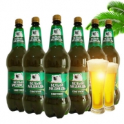 京东PLUS会员：棕熊 波罗的海贝德里麦熊啤酒 1.5L*6瓶 75元包邮（双重优惠）