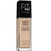 干皮救星：Maybelline 美宝莲 FitMe 定制柔雾粉底液 30ml #120