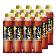 鲤鱼牌 原香菜籽油400ML*12瓶