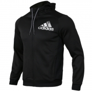 adidas 阿迪达斯 男子针织连帽运动夹克开衫 DL8702 M码