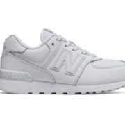 New Balance 574 纯白大童款运动运动鞋