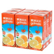 果满乐乐 地中海塞浦路斯进口100%橙汁 250ml*9盒 *3件