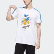 1日0点： adidas GJ5648 男女款印花短袖 89元（前1小时）