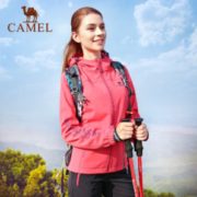 CAMEL 骆驼 A7W114102 女款连帽加厚软壳衣外套