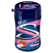 Stride 炫迈 无糖颗粒口香糖 草莓味 40粒 56g*2件