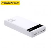 聚划算百亿补贴：PISEN 品胜 D129-D-3移动电源 30000mAh