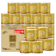 京东PLUS会员： 清风 原木金装 卷纸 4层140克27卷 *2件