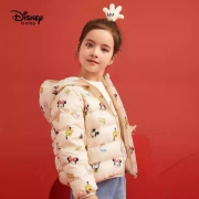 迪士尼 Disney 女童童装   儿童轻薄羽绒服