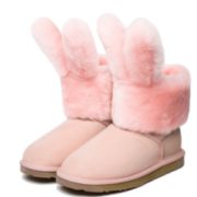 DUEPLAY Everugg联名款 兔子耳朵雪地靴