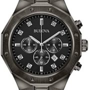 Bulova 宝路华 98D142 三眼计时镶钻石英男表 到手￥1369.84