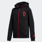 1日0点！ adidas 阿迪达斯 YA DAME FZ 大童篮球针织夹克 132元包邮（需用券）
