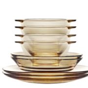 美国康宁 CorningWare 玻璃碗碟餐具套装 8件套