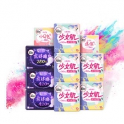 2日10点：Kotex 高洁丝 亲亲棉卫生巾日用 94片 赠同款 94片 *2件