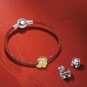 双11预售： PANDORA 潘多拉 590745 女士牛皮革手链