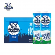 德运（Devondale）全脂高钙纯牛奶1L*10盒整箱