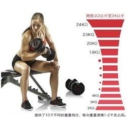 1日0点： Bowflex 搏飞 家用哑铃套装组合 双只（48kg/对）