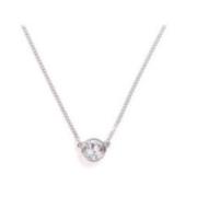 GIVENCHY 纪梵希 60136909-NY0 女士仿水晶项链 银色 40 6cm