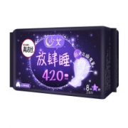 kotex 高洁丝 经典棉柔丝薄系列 亲亲棉夜用卫生巾放肆睡 420mm 9片 *7件
