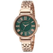 prime会员！Anne Klein 安妮·克莱因 AK/2158GNRG 女士墨绿石英表  直邮含税到手约￥217