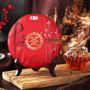 中粮旗下，三年老料压制：357g 中茶牌 红韵春芽 2019年云南普洱茶熟茶饼