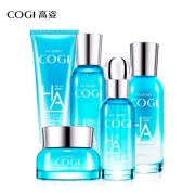高姿 玻尿酸 补水保湿 礼盒（洗面奶+爽肤水+乳液+面霜+精华液）*2
