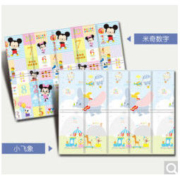 迪士尼（Disney）爬行垫加厚宝宝折叠爬爬垫XPE双面婴儿爬行地垫 180*200*2