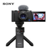 双11预售、24期免息： SONY 索尼 ZV-1 Vlog数码相机 手柄电池套装