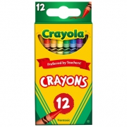 美国进口、安全可水洗：Crayola 绘儿乐 12色彩色蜡笔套装