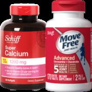 美国产 Move Free氨糖软骨素红盒 170粒+液体钙软胶囊 120粒