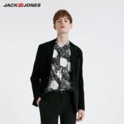 JackJones 杰克琼斯 219108501 男士灯芯绒开衩西服