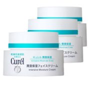 1日0点黑卡会员！Kao 花王 Curel 珂润润浸保湿面霜 40克 *3瓶  299元