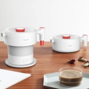 Deerma 德尔玛  折叠便携电热水壶 600ml