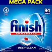 Finish 亮碟 ALL IN 1系列 多效合一浓缩洗涤块洗碗块 94块 到手约130.77元