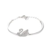 预售 ！ SWAROVSKI 施华洛世奇 5083133 白金天鹅手镯 210元包邮（定金10元、1日付尾款）