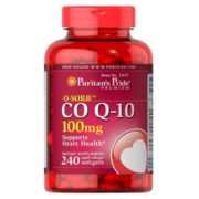 Puritan's Pride 普丽普莱 Q-Sorb™ 辅酶Q10软胶囊100mg*240粒 直邮含税到手约￥93