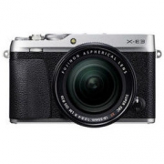 FUJIFILM 富士 X-E3（18-55mm f/2.8-4）APS-C画幅无反相机套机 银色/灰色