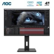 AOC U32P2C 31.5英寸VA显示器（4K、72%NTSC、65W Type-C）