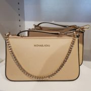 10点、黑卡会员！ MICHAEL KORS 迈克高仕 Jet Set 女士链条牛皮革单肩斜挎包