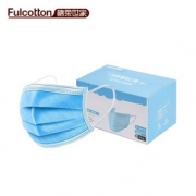 轻薄透气、10日0点！FulCotton 棉柔世家 一次性防护口罩 50片装