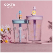 COSTA 咖世家 tritan吸管杯 萌宠柯基/奇趣米兔 450ml