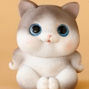紫香凝 可爱猫咪 小摆件