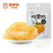 来伊份 咬果吧黄桃果干 休闲桃脯食品桃肉果干水果干70g/袋 *2件
